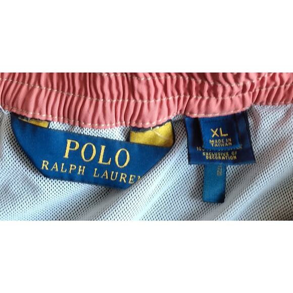 Vintage Polo Ralph Lauren Men's Size XL Blue Swim Suit Trunks Board Shorts - Picture 4 of 9